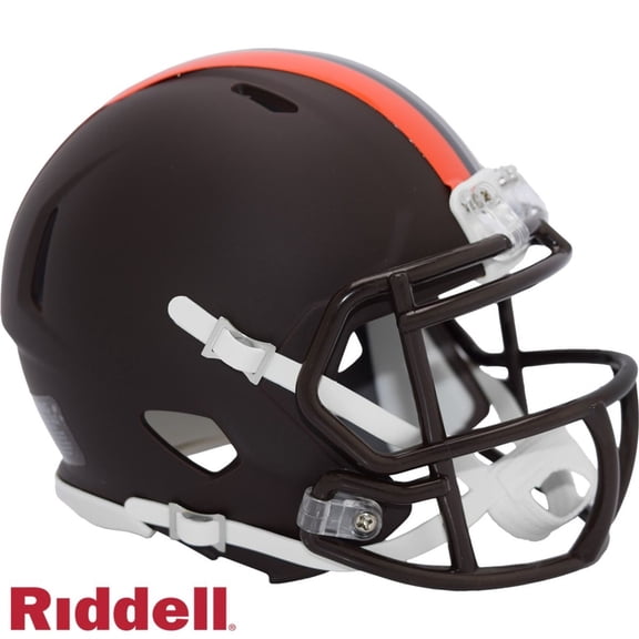 Cleveland Browns 2025 On Field Alternate Riddell NFL Speed Mini Helmet