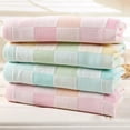 thumbnail image 4 of OULII 3pcs Cotton Shop Towels Light Blue Moisture Storage Absorbent Towel, 4 of 6