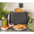thumbnail image 6 of Alessi "Plissé" 6 Setting Designer Electric Toaster - Black, 6 of 6