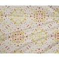 thumbnail image 4 of oneOone Polyester Lycra Yellow Fabric Dot|Heart & Shapes Geometric Dress Material Fabric Print Fabric By The Yard 56 Inch Wide, 4 of 4