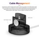 thumbnail image 4 of Soporte de carga de silicona 2 en 1 para iPhone Airpods Watch (negro), 4 of 8