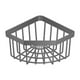 thumbnail image 2 of Escurridor de esponja de plástico para fregadero de cocina | Escurridor triangular y cesta para utensilios | Negro y gris, 2 of 6