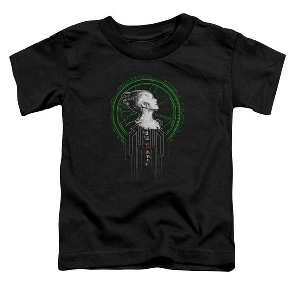 Trevco CBS1880-TT-2 Star Trek & Borg Queen Short Sleeve Cotton Toddler T-Shirt, Black - Medium - 3 Toddler