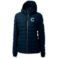 thumbnail image 2 of Women's Cutter & Buck  Navy Chicago Cubs City Connect Mission Ridge Repreve Eco Insulated Full-Zip Puffer Jacket, 2 of 3