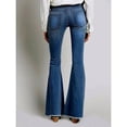 thumbnail image 3 of Denim Women Pants Autumn And Winter Wide Leg Flare Pants High Waist Slim Jeans Female Office Lady High Street Long Trousers, 3 of 5