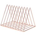 thumbnail image 1 of Coofit File Sorter Stand Triangle: Metal 7 Slots Magazine Wire Holder Desktop File Rack, 1 of 10