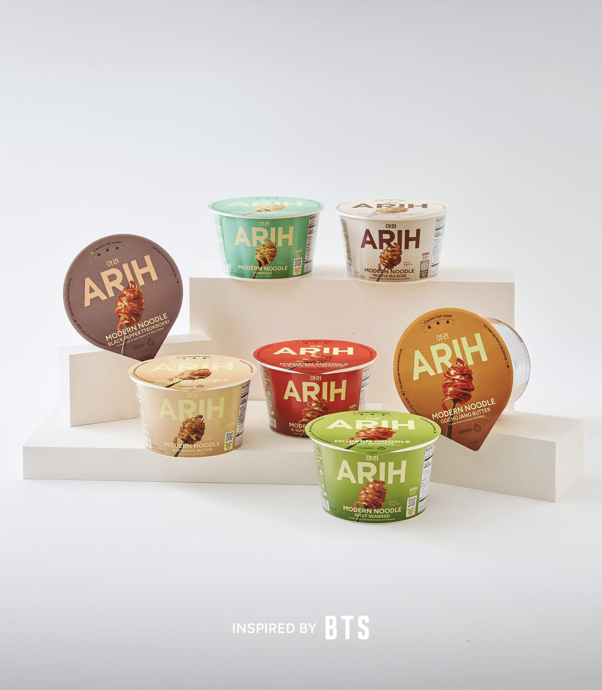 ARIH Modern Noodles, Western-Korean Fusion Soup-Less Noodles, Gochujang Butter, Bowl