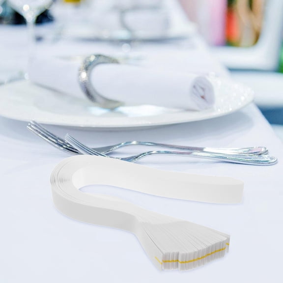 DEEPCRAFF 100Ud Autoadhesivos Para Servilletas En Color Para Eventos Y Cenas Formales