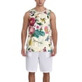 thumbnail image 6 of Rocae Bird Butterfly Rose for Men's Basketball Jersey Lightweight and Breathable Athletic Tank Top,Quick-Drying Sports Jersey Small, 6 of 9
