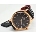 thumbnail image 2 of Orient Men's Bambino Version 4 FAC08001T0 Brown/Red Leather Band Watch, 2 of 4