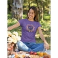 thumbnail image 2 of Happy Mother's Day Wreath Shaped T-Shirt Women -Image by Shutterstock, Female Small, 2 of 4