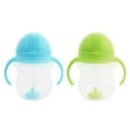 thumbnail image 4 of Munchkin 7oz Plastic Any Angle Click Lock Weighted 2pk Straw Trainer Sippy Cups, 4 of 6