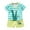 Light Green, variant on Toddler Baby Boy Clothes Boys Summer Outfits Short Sleeve Patchwork T-Shirt & Solid Shorts Set 12 Months-5T(Yellow,5-6 Years)
