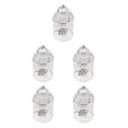 thumbnail image 2 of Guardoinrt Electroplated Metal Birdcage Shape Tea Light B- Candle Holder Silver Type B 5Set, 2 of 6