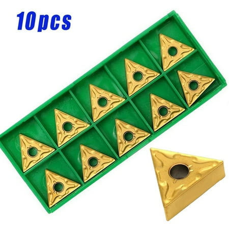 

10pcs CNC Carbide Inserts TNMG160404 For Lathe Turning Boring Metalwork Tool