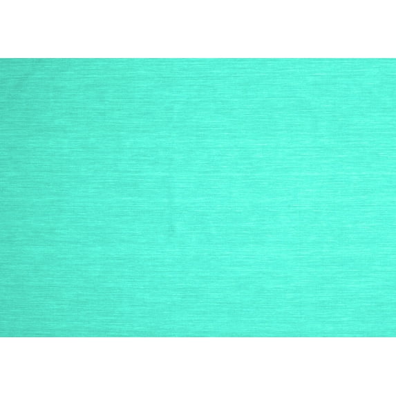Ahgly Company Machine Washable Indoor Rectangle Abstract Turquoise Blue Contemporary Area Rugs, 2' x 5'