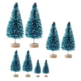 thumbnail image 4 of Adornos de Pino en miniatura Sunnimix para escritorio Fiesta de Navidad Azul, 4 of 8