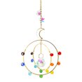 thumbnail image 3 of Metal Rainbow Collection Hanging Star Moon Crystal Prisms Wind Chimes Decor Ndcxsfigh Nuevos Originales, 3 of 9