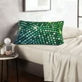 thumbnail image 6 of Daiia Green Disco Lights Bedding Waterproof Pillow Protector Zippered Queen – Bed Bug Proof Pillow Encasement-16"x24", 6 of 6