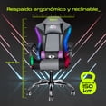 thumbnail image 2 of Silla Gamer Voric  con Luz Led Andrómeda, 2 of 7