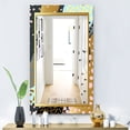 thumbnail image 3 of DESIGN ART Designart 'Playful Gold 5' Glam Vanity Printed Mirror - Modern Vanity Printed Mirror 23.7in.x31.5in., 3 of 5