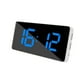 thumbnail image 1 of pstuiky Reloj con espejo, función de repetición de alarma, cargador de teléfono móvil con salida USB, creativo y multifuncional con pantalla LED y despertador., 1 of 2