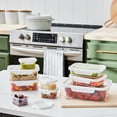 thumbnail image 4 of Better Homes & Gardens Rectangle Tritan Food Storage Container with Tritan Lid. Set of 9, 18 Pieces, Ideal Use for Meal Prep and Batch Cooking, 4 of 8