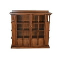 thumbnail image 5 of Crafters and Weavers Arts and Crafts Wood Double Door Bookcase in Walnut, 5 of 5