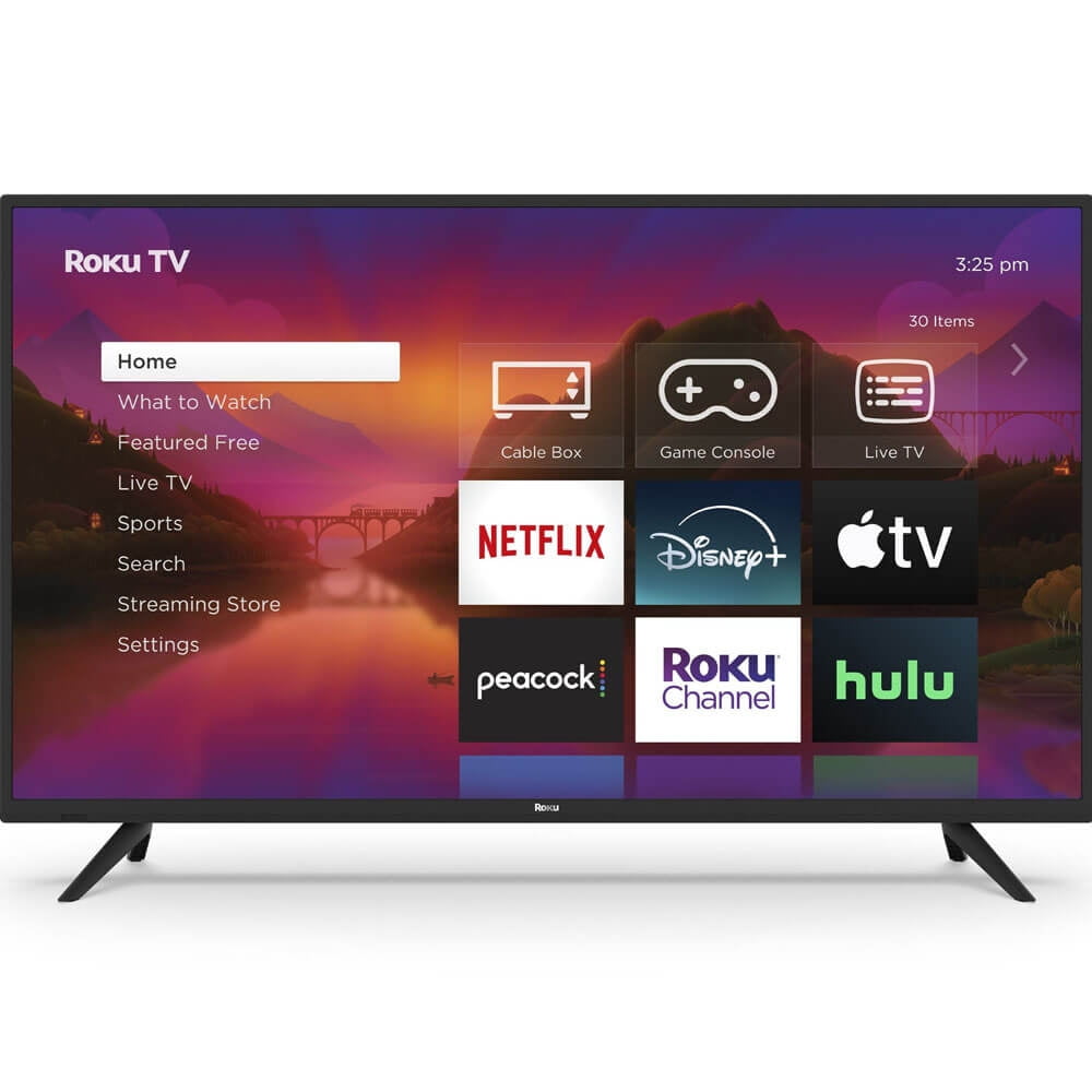 Restored Roku 40-Inch Select Series 1080p Full HD Smart Roku TV with Roku Voice Remote, Bright Picture, Customizable Home Screen