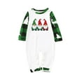 thumbnail image 3 of Odeerbi Christmas Pajamas for Family Plaid Holiday Long Sleeve Family Christmas Pajamas Matching Sets Infant Fashion Plaid Print Blouse Tops Pants Sleepwear Xmas Family Matching PJs Set Red, 3 of 6