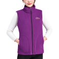 thumbnail image 2 of CUZIBR Women Winter Vest Plus Size Sleeveless Full Zipper Soft Stand Collar Solid Thick Warm Jacket Cozy Lightweight Outdoor Basic Waistcoat Daily Wear,PP2,XXXXXL, 2 of 9