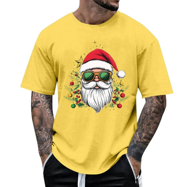 Tops para hombre, blusas y camisas de manga corta con cuello redondo para hombre, camiseta informal con cuello redondo y estampado para hombre, blusa de manga corta, blusa de poliéster para hombre
