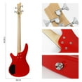 thumbnail image 4 of Electric Bass Guitar 4 Strings Full Size P Bass Beginner Kit Black for Starter with Gig Bag, Guitar Strap, and Guitar Cable, 4 of 7
