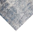 thumbnail image 3 of HomeRoots  9 x 12 ft. Abstract Power Loom Rectangle Area Rug, Blue & Gray, 3 of 5