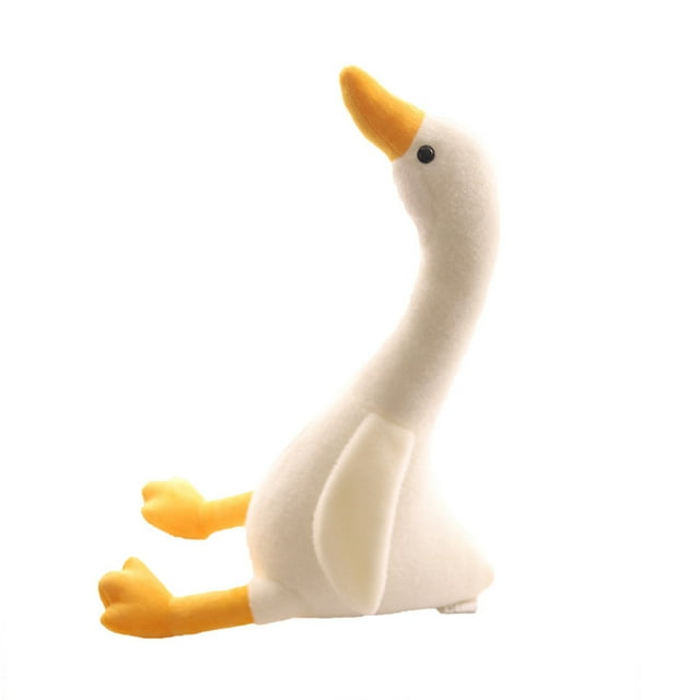 Muñeca de peluche White Goose de 32 cm para regalo para niños