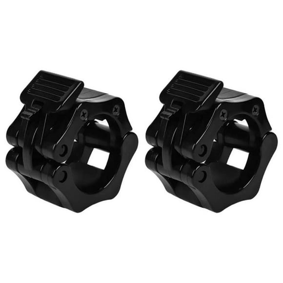 QualitChoice 1 Pair Plastic Barbell Clasps Barbell Collars for 50 mm Olympic Bar Accessory for Fitness Training