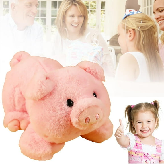 Toy Breathing Stuffed Animal Portable Baby Toy Soothing Breathing Companion for Adults and Kids with Relaxing Lights and Sound Machine