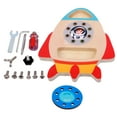 thumbnail image 1 of Tablero de destornillador de madera,Habilidades motoras del tablero del destornillador de madera,Tuercas Tornillo Pernos Montessori Juguete Bloque de madera Juguete,Destornillador Tablero Yotijar Tablero de destornillador de madera, 1 of 7