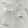 thumbnail image 2 of Holiday Time Dia 65mm 4Ct Deer&House Glass Ornament, 2 of 5