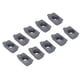 thumbnail image 3 of Insertos De Torno CNC, Velocidad De Corte Rápida Cuchillas De Torno CNC 10 Piezas Fácil Almacenamiento Acabado Fino Recubrimiento Multicapa Para Acero De aleación, 3 of 8