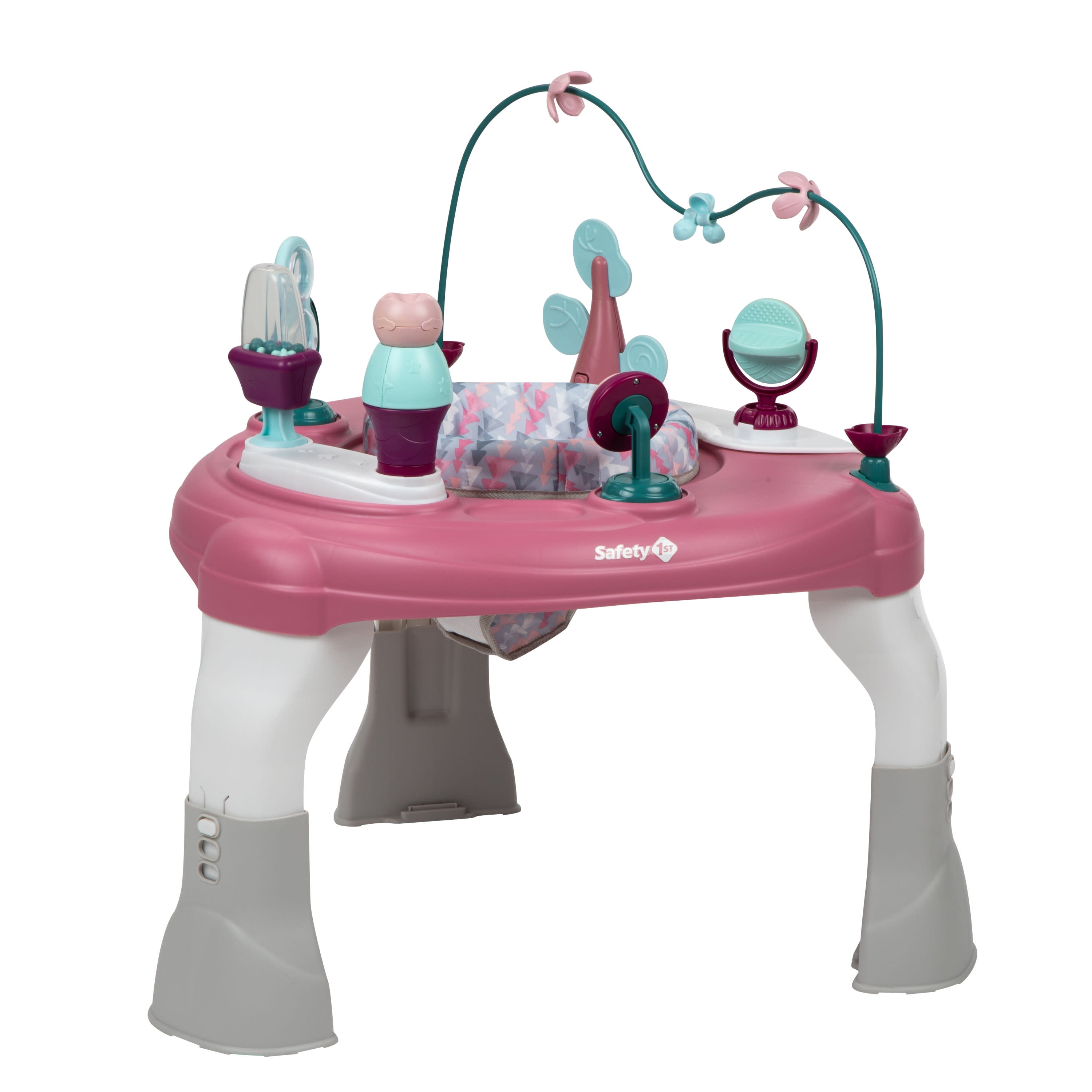 Safety 1st Grow and Go 4-in-1 Stationary Activity Center, Oslo Pink