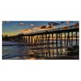 thumbnail image 2 of Pacific Ocean Sunset Oceanside Pier - Uvre d'Art Moderne sur Toile, 2 of 3