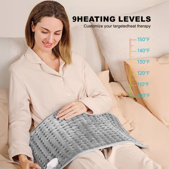 Heated Throw Blanket Small Heated Blanket ,Cosy Soft Electric Blanket with 2 Heating Levels,Fast Heating Flannel Blanket for Bed & Couch,Soft Warm Heated Blanket for Better Night Sleeping