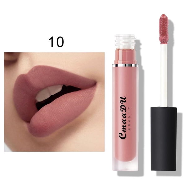 Fiudx Ofertas Flash Artículos En Oferta Brillo De Labios De Larga Duración, Lápiz Labial Antiadherente Mate De 15 Colores