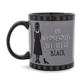 thumbnail image 2 of Taza de cerámica Silver Buffalo Wednesday We Wear Black, 600 ml, 2 of 8