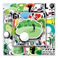 thumbnail image 1 of Pegatinas de golf, 50 piezas, calcomanías impermeables de vinilo deportivo estético, computadora portátil, botella de agua, pegatinas para niños, niños pequeños, adolescentes, niñas, 1 of 5