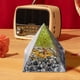 thumbnail image 3 of Ornamento de Cristal, Piedra Fragmentada, Pila Energética, Estilo Natural, Crystal Crushed Stone Energy Tower, Decoración de Interior, para Salón, con Base de Madera, Material de Cristal,, 3 of 8