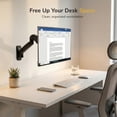 thumbnail image 3 of Mount-It! Gas Spring Arm Wall Mount for 13-32 Inch Screens, Black, 3 of 14