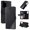 Black, variant on For Xiaomi Redmi Note 11 Pro Skin Feel Splicing Leather Phone Case