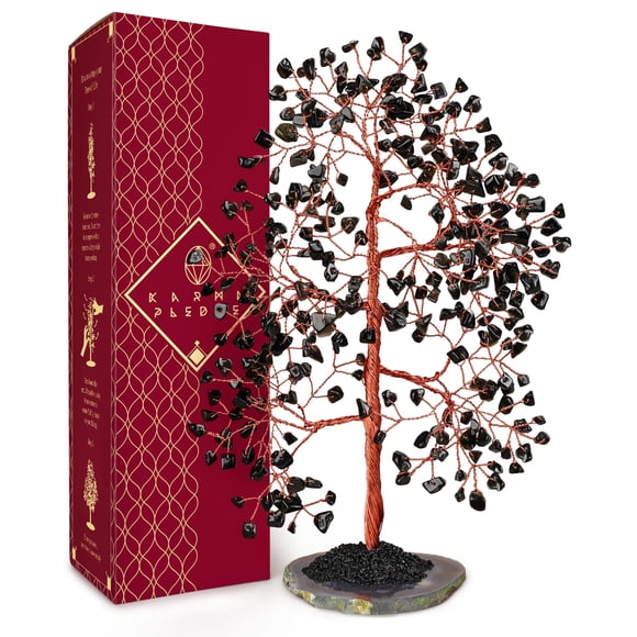 Crystal Tree Karmapledge Blask, obsidiana, curación del chakra